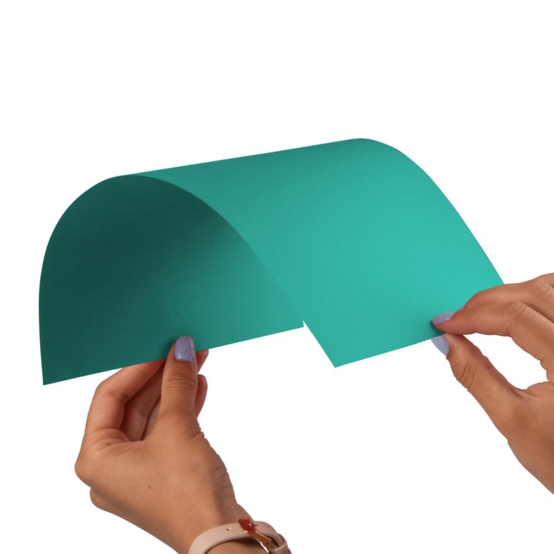 JAM Paper ورق جام ملون 24 رطل - 90 جرام - 8.5 × 11 - أزرق بحري معاد تدويره - 100 ورقة/عبوة - Image 5